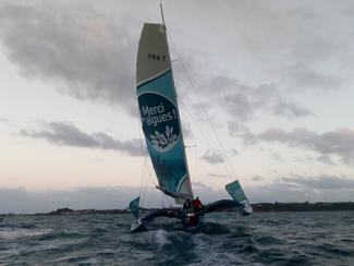 Route du Rhum : Pierre Antoine (Olmix)...