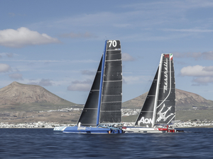 Le Maserati Multi 70 et Giovanni Soldini ont pris le départ de la 5 ème édition de la RORC Transatlantic