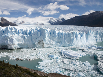 Le Glacier Perito Moreno en Patagonie.