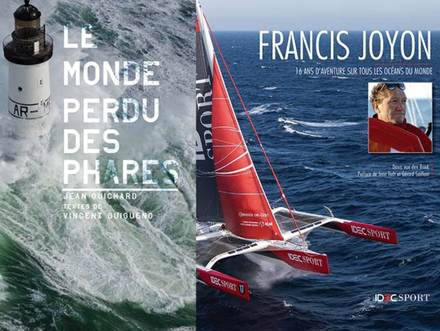 Le Monde perdu des Phares est disponible aux &eacute;ditions La Martini&egrave;re au prix de 35 euros et Francis Joyon, 16 ans d'aventure sur tous les oc&eacute;ans du monde, aux &eacute;ditions Mer & D&eacute;couverte, &agrave; 29.90 euros.