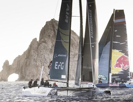 SAP Extreme Sailing Team termine à la troisième place du classement général, derrière le Team Oman Air de Phil Robertson. Nautisme Article