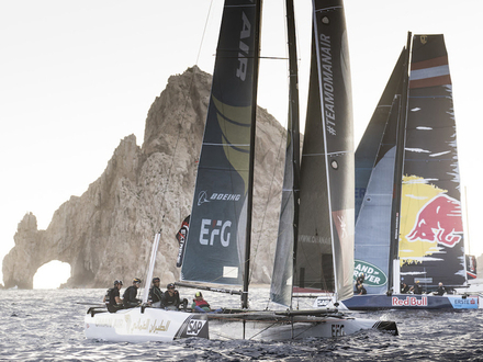 SAP Extreme Sailing Team termine à la troisième place du classement général, derrière le Team Oman Air de Phil Robertson. Nautisme Article