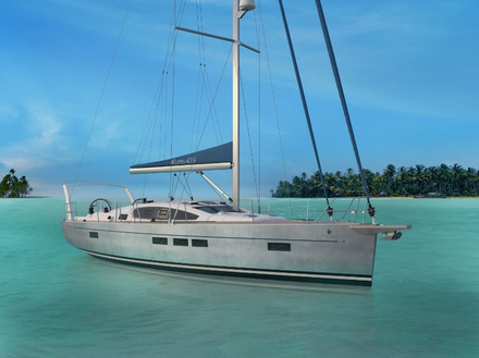 L'Allures 40.9 disposera d'une grande jupe en aluminium pour plus de solidité et de sécurité en mer. L'Allures 40.9 disposera d'une grande jupe en aluminium pour plus de solidité et de sécurité en mer.