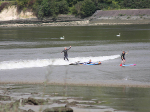 Sur la Seine... le mascaret englouti de Caudebec