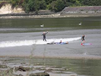 Sur la Seine... le mascaret englouti de Caudebec