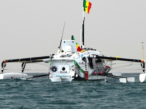 Sénégal : traversée de l'Atlantique à la rame, à bord d'un trimaran
