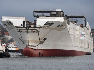 La Brittany Ferries a mis à flot son premier ferry au GNL