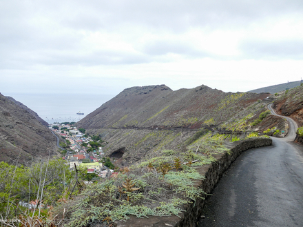 Vue sur la capitale, Jamestown Vue sur la capitale, Jamestown