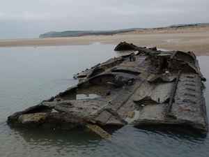 Dans le nord de la France, un sous-marin allemand de la Grande Guerre ressurgit du sable