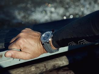 Collaboration entre Oris et le nageur...