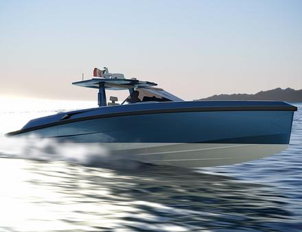 Ce tender est construit à base de matériaux composites et dans l'esprit de l'iconique 118 wallypower. Vitesse prévue : 38 nds en pointe. Nautisme Article