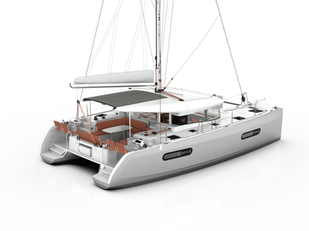 « Au sein du Groupe, on cherche à faire des catamarans plus équilibrés avec des gains de poids, de l'augmentation de surface de voile, de vitesse, de plaisir et de sensibilité.» Ici, l'Excess 12. « Au sein du Groupe, on cherche à faire des catamarans plus équilibrés avec des gains de poids, de l'augmentation de surface de voile, de vitesse, de plaisir et de sensibilité.» Ici, l'Excess 12.