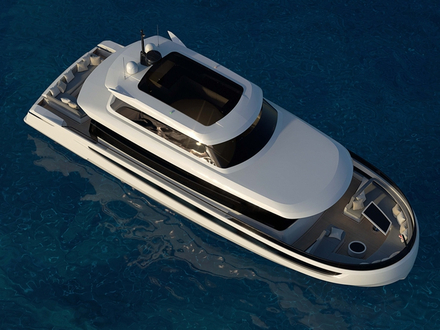 Silhouette arrondie et lignes originales pour le futur Cetera 60'.