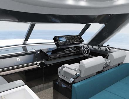 A la pointe de la technologie, le yacht sera propulsé par deux moteurs Volvo en IPS 600. Nautisme Article