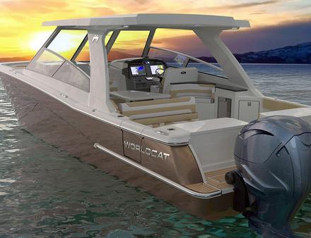 Avant-première mondiale pour ce catamaran à moteur qui s'adresse tout autant aux pêcheurs qu'aux familles. Nautisme Article