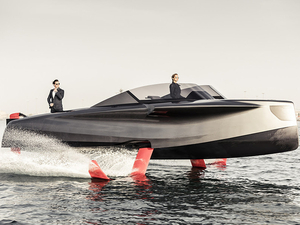 Nouvelles évolutions du Foiler d'Enata au Dubaï Boat Show
