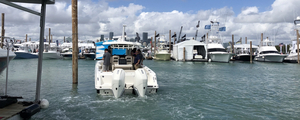 Le système DockSense de Raymarine en démonstration au Miami Boat Show