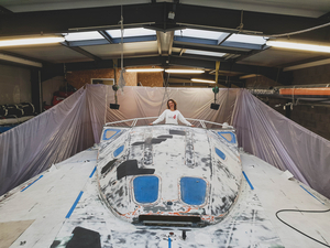 Des foils pour Isabelle Joschke sur l'IMOCA MACSF en 2019