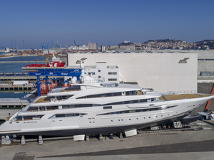 Le nouveau megayacht de CRN bientôt mis à l'eau