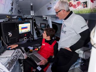 Sébastien Simon et Vincent Riou en double pour...