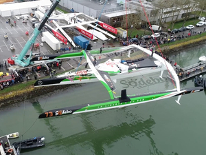 Mise à l'eau réussie pour Sodebo Ultim 3