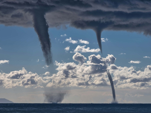 Vidéos : des trombes marines spectaculaires ces derniers jours