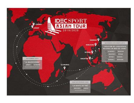 Parcours du programme IDEC SPORT Asian Tour 2019-2020 Nautisme Article