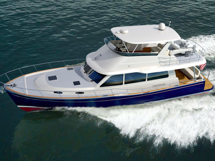 Le nouveau Grand Banks 54 sera présenté en avant-première lors du Yachting Festival de Cannes en septembre prochain. Le nouveau Grand Banks 54 sera présenté en avant-première lors du Yachting Festival de Cannes en septembre prochain.