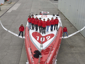 Le monocoque Initiatives-Cœur dévoile ses nouveaux foils 