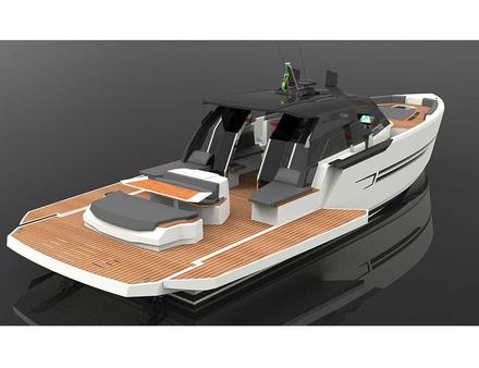 Avec son immense plateforme de bain escamotable et ses espaces de vie XXL, l'Okean 55 Open surfe sur la mode des day-boats haut de gamme. Nautisme Article