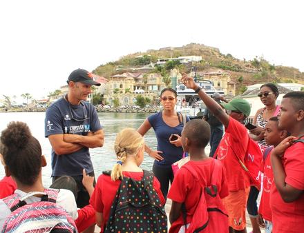 Stéphane a réalisé son premier arrêt en Guadeloupe, avant de prendre la direction de la Martinique, de Saint-Martin et de Saint-Barth. Nautisme Article