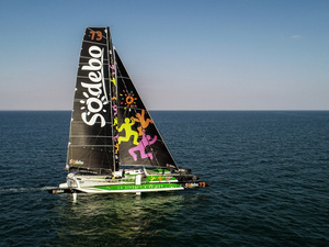 Mike Horn, parrain de « Sodebo Ultim 3 », le nouveau trimaran de Thomas Coville
