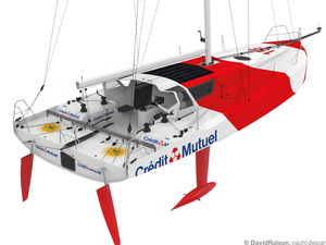 Le Crédit Mutuel et le skipper Ian Lipinski dévoilent leur nouveau Class40