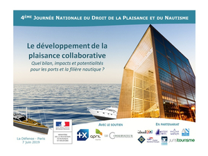 Legisplaisance : 4ème Journée Nationale du Droit de la Plaisance et du Nautisme vendredi 7 juin à Paris