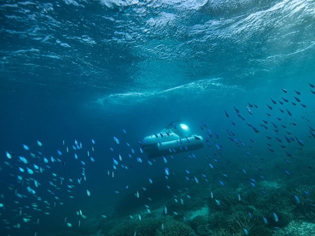 Le groupe Uber a ouvert une filiale en Australie avec un nouveau service : scUber, un sous-marin pour découvrir la Grande Barrière de corail. Nautisme Article