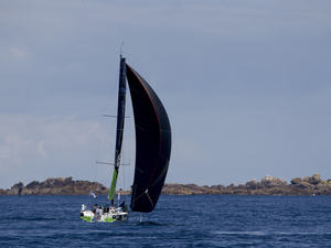 Solitaire URGO Le Figaro : tri sélectif à Bishop Rock...