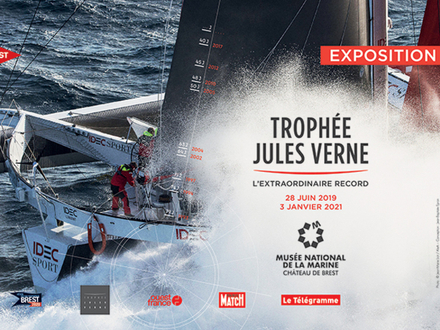 L'exposition « Trophée Jules Verne, l'extraordinaire record » se déroulera jusqu'au 3 janvier 2021 au Musée national de la Marine de Brest.