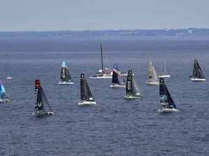 Solitaire URGO Le Figaro : direction le phare de Wolf Rock