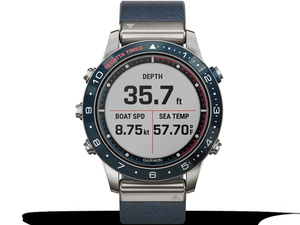 Une montre de luxe Garmin dédiée aux activités nautiques