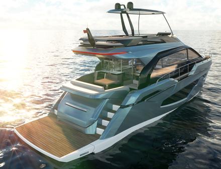 Le F5X sera équipé de deux unités IPS Volvo Penta, avec un joystick fourni pour faciliter les opérations d'amarrage. A l'avenir, il pourra même être équipé d'un moteur hybride. Nautisme Article