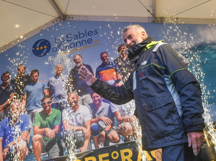 Jean-Luc Van Den Heede, vainqueur de la Golden Globe Race 2018/19. Jean-Luc Van Den Heede, vainqueur de la Golden Globe Race 2018/19.
