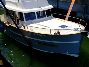 Mise à l'eau du Rhéa Trawler 34 