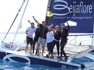 Tour Voile : Team Beijaflore arrache la...