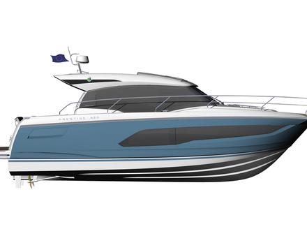La nouvelle Prestige 420S, un look coupé signé Garroni Design. Nautisme Article