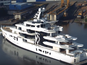 Le superyacht hybride de Nobiskrug Artefact à l'essai en mer !