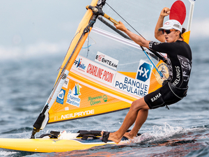 Charline Picon remporte la Medal Race et décroche la médaille d'argent du Test Event au Japon