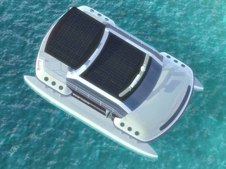 Le Quad 44 est un catamaran innovant, propulsé par une motorisation électrique et équipé de panneaux solaires. Nautisme Article