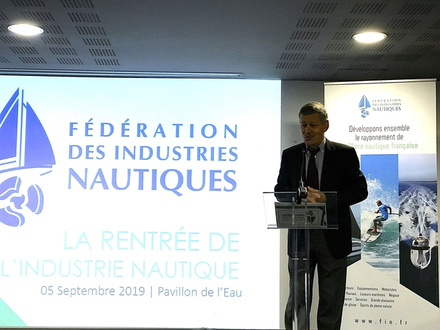 Yves Lyon-Caen, Président de la FIN, a présenté les chiffres de la saison 2018/2019. Nautisme Article