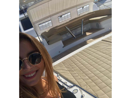 A bord du Majesty 110, du chantier Gulf Craft. A bord du Majesty 110, du chantier Gulf Craft.