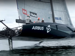 America's Cup : les premières images du AC75 The Defiant